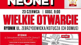 Wielkie Otwarcie NEONET w Rybniku – do wygrania tablety, blendery, głośniki