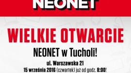 Wielkie Otwarcie NEONET w Tucholi Zakupy, LIFESTYLE - Bony zakupowe dla pierwszych 60 osób, konkurs z nagrodami, promocje i obniżki cen na cały asortyment – to wszystko czeka na klientów, którzy w najbliższy czwartek (15 września) przybędą na Wielkie Otwarcie NEONET w Tucholi.