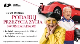 GALERIA KATOWICKA FUNDUJE PRZEŻYCIA ŻYCIA. WYJĄTKOWY KONKURS DLA DZIADKÓW I WNUC Zakupy, LIFESTYLE - Dzień Babci i Dziadka to świetna okazja do podarowania seniorom coś wyjątkowego! Z takiego założenia wyszła Galeria Katowicka, obiecując nagrodzonemu dziadkowi sporą dawkę adrenaliny i ostrą jazdę Lamborghini, a babci – totalną metamorfozę z zakupami.