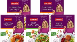 Nowość od marki Appetita – autorskie mieszanki Ewy Wachowicz Zakupy, LIFESTYLE - Ewa Wachowicz, ikona smaku i stylu, skomponowała dla marki Appetita linię autorskich mieszanek przyprawowych. Ich wyjątkowa receptura zawiera w 100% naturalne składniki i bazuje na soli morskiej.