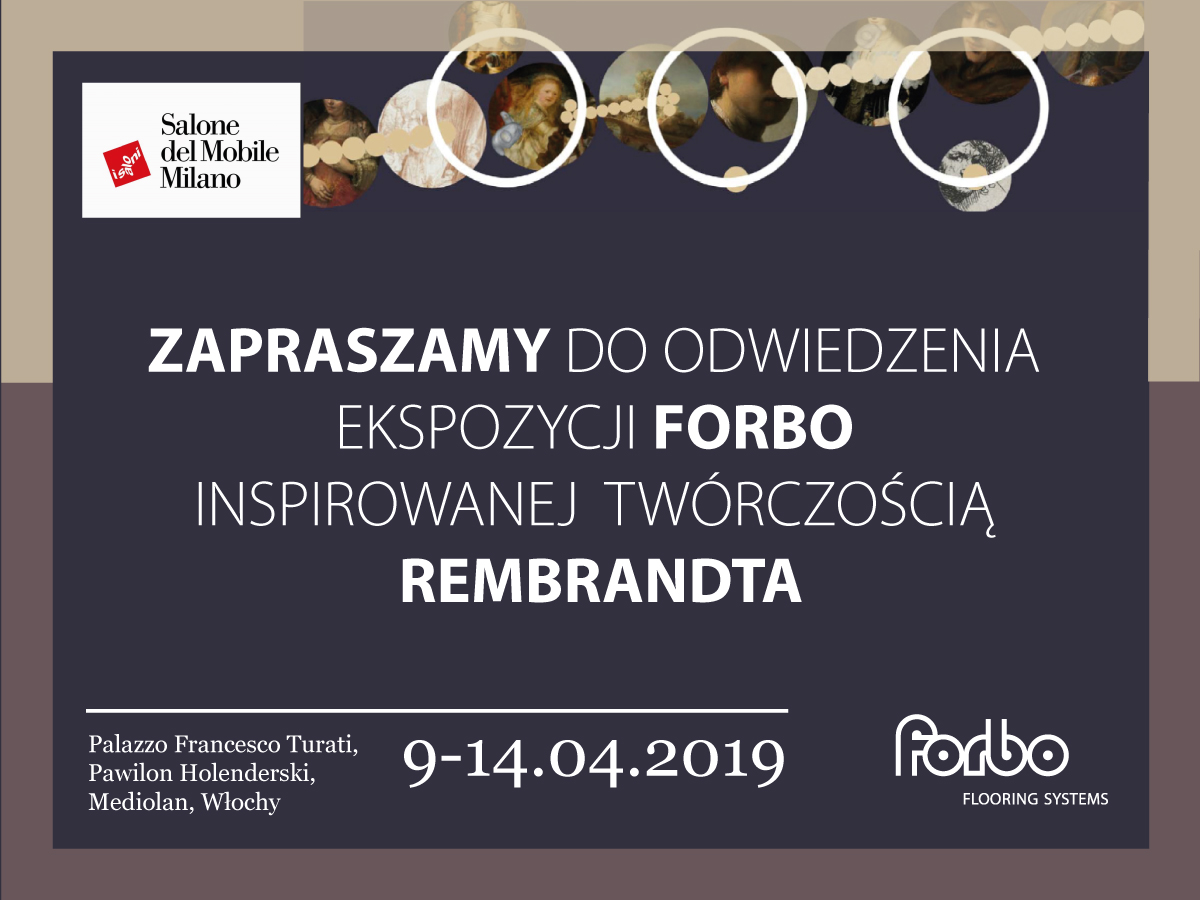 Firma Forbo Flooring zaprasza do obejrzenia instalacji w Pawilonie holenderskim podczas targów Salone del Mobile w Mediolanie , Forbo - Podobnie jak w latach ubiegłych, także podczas tegorocznej edycji prestiżowych targów Salone del Mobile, odbywających się w dniach 9-14 kwietnia, w całym Mediolanie organizowane będą równoległe wydarzenia związane z wzornictwem, architekturą i sztuką. Jednym z nich jest tzw. Pawilon holenderski (Masterly Dutch Pavilion) – wystawa poświęcona holenderskiemu designowi i kunsztowi rzemieślniczemu, odbywająca się w okazałym Palazzo Francesco Turati. W tym roku jednym z uczestników tej prestiżowej imprezy będzie firma Forbo Flooring, wiodący producent wykładzin.