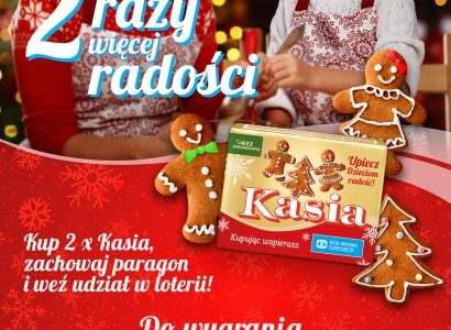 „2 razy więcej radości” na święta – z Kasią