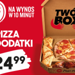 Nowość w Pizza Hut – Twój Box, czyli pizza i 2 dodatki